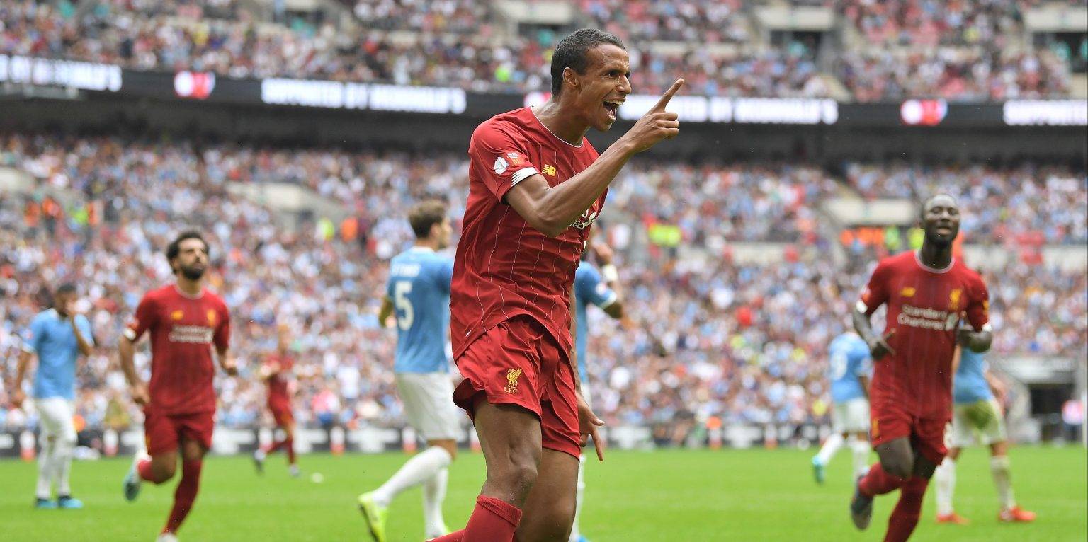 Matip pictured in training following injury lay-off