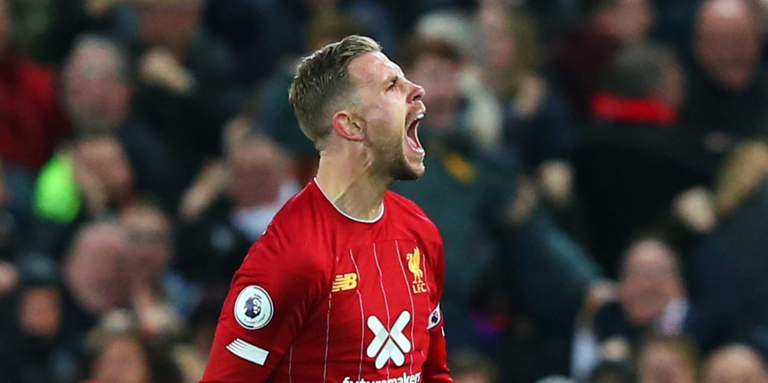 Liverpool fans laud Henderson after being named England Player of the Year
