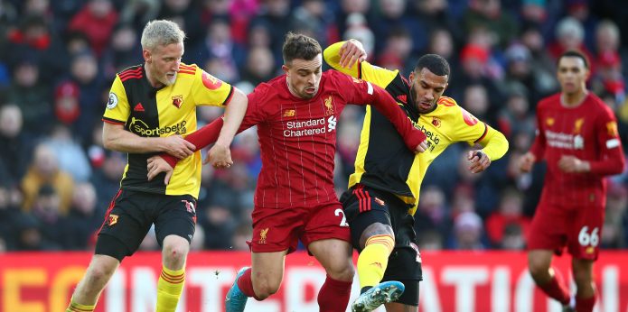 Shaqiri back in training ahead of Spurs meeting