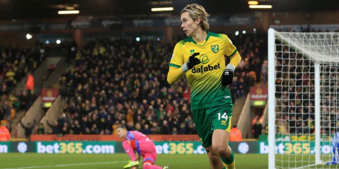 Liverpool enter the race for Norwich’s Cantwell