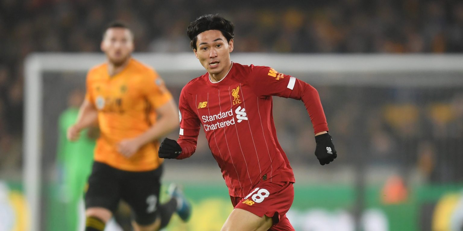 Takumi Minamino injured his calf during 2-1 win over Wolves