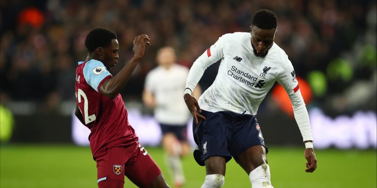 Divock Origi exits West Ham game with potential hamstring injury