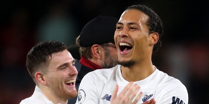 Van Dijk brutally trolls Liverpool teammate Robertson on social media