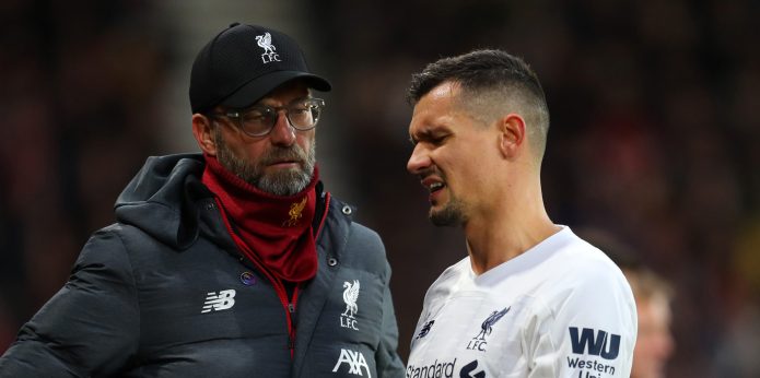 Klopp leaps to Lovren’s defence after recent criticism