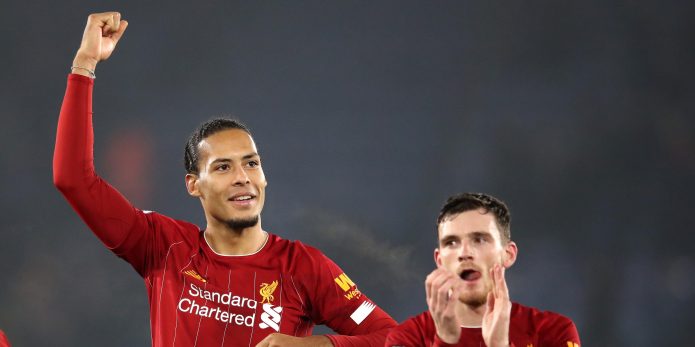 Liverpool fans are in stitches after Van Dijk mocks Robertson