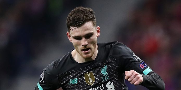 Liverpool fans are delighted as Robertson is set to start against Atletico