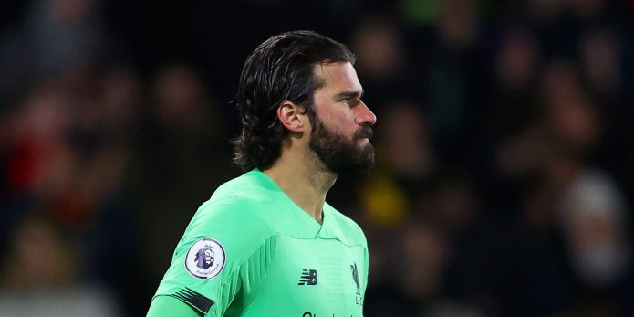 Liverpool fans react as Alisson is ruled out of Bournemouth and Altetico games