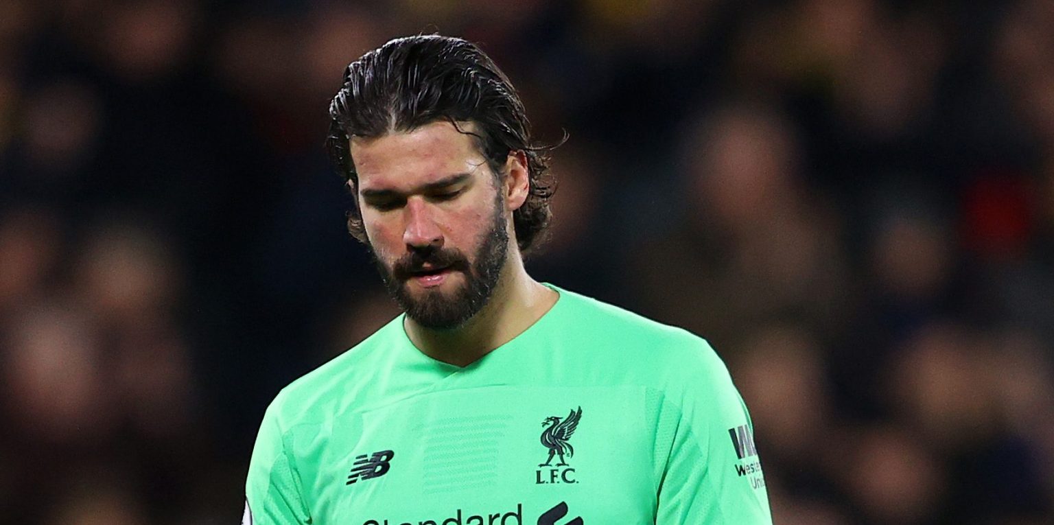 Alisson ruled out of Liverpool’s clash with Bournemouth