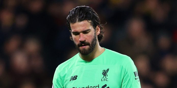 Alisson the Premier League’s most overrated player? No chance