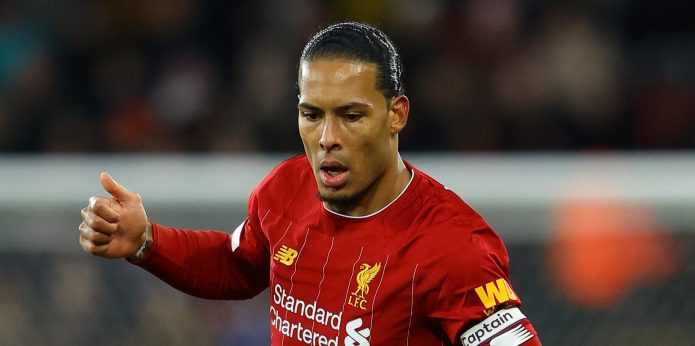 Liverpool fans react as Van Dijk posts bullish social media message