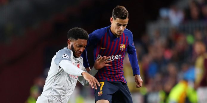 Liverpool discover how much Coutinho would cost this summer