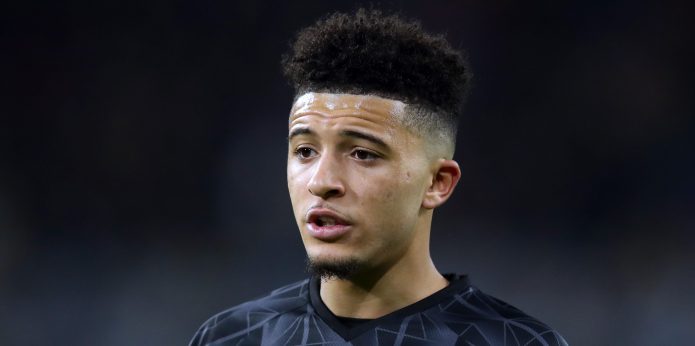 Jadon Sancho jokingly ‘confirms’ that he’ll be joining Man United