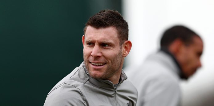 Lallana, Milner and Shaqiri back in training ahead of Man City clash