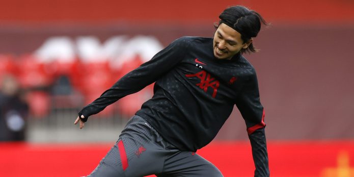 Liverpool players play in behind closed doors game ahead of Chelsea clash