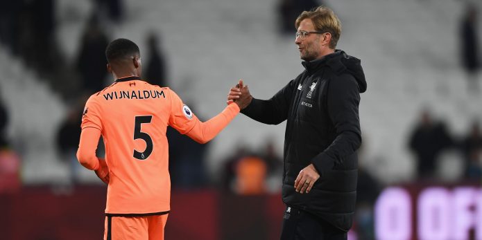 Gini Wijnaldum wants to stay at Liverpool