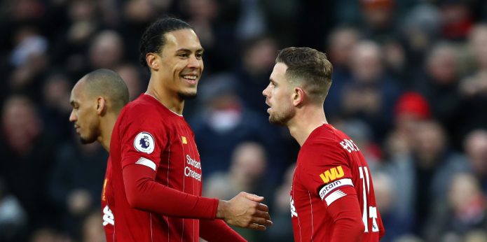 Henderson sends bullish message to Liverpool fans after Van Dijk injury