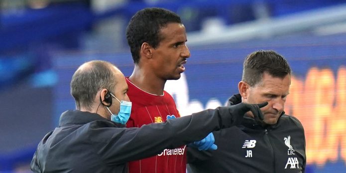New Liverpool injury fears arise as Matip is seen visiting hospital