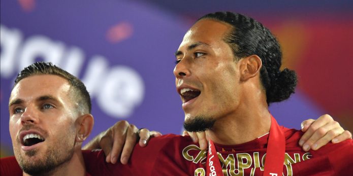 Liverpool fans absolutely love Henderson’s message to injured Van Dijk