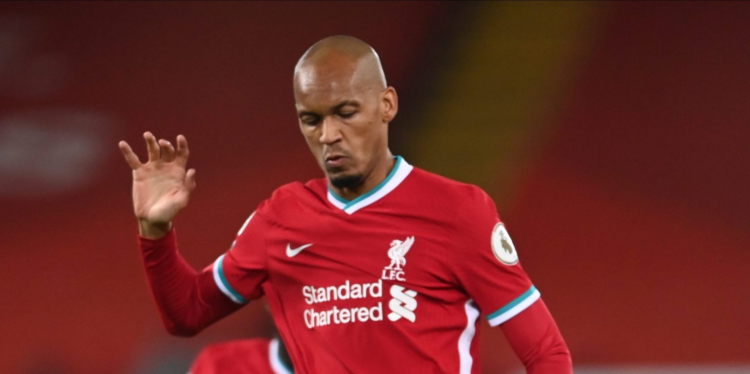 Liverpool fans react to amazing statistic regarding Fabinho at centre-back