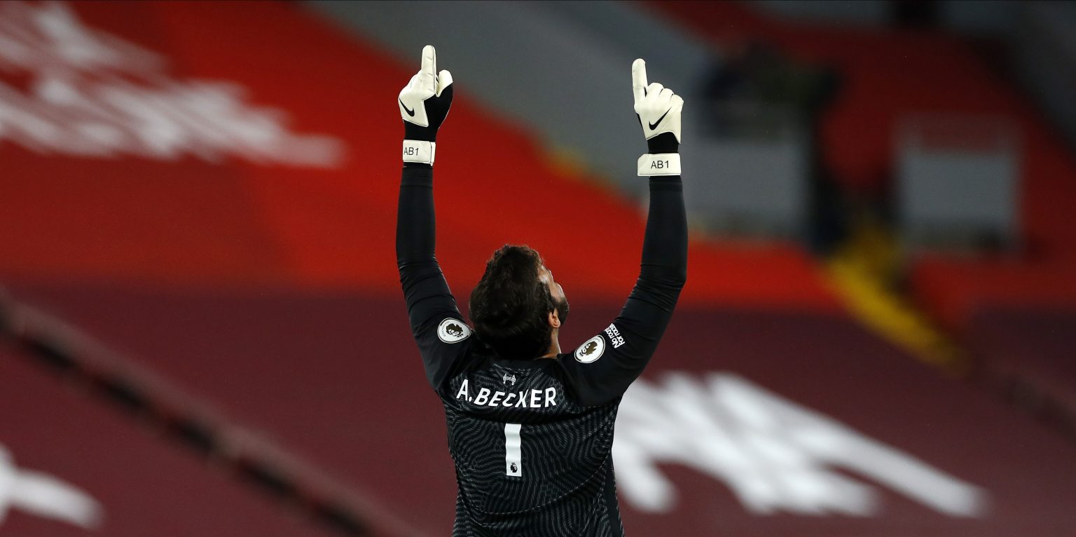 Liverpool receive boost as Alisson expected to return for West Ham game