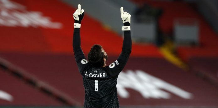 Klopp reveals Alisson’s injury progress is “very, very positive”