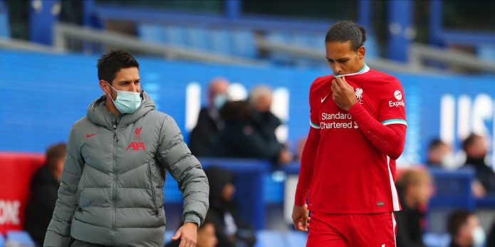 Klopp says Van Dijk’s injury record could work in his favour in recovery