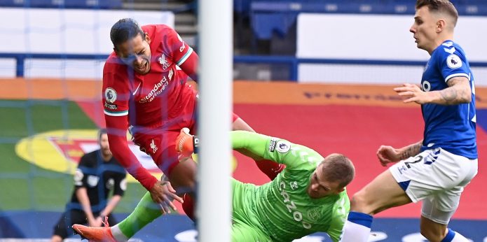 Ancelotti finally breaks his silence over Pickford’s tackle on Van Dijk
