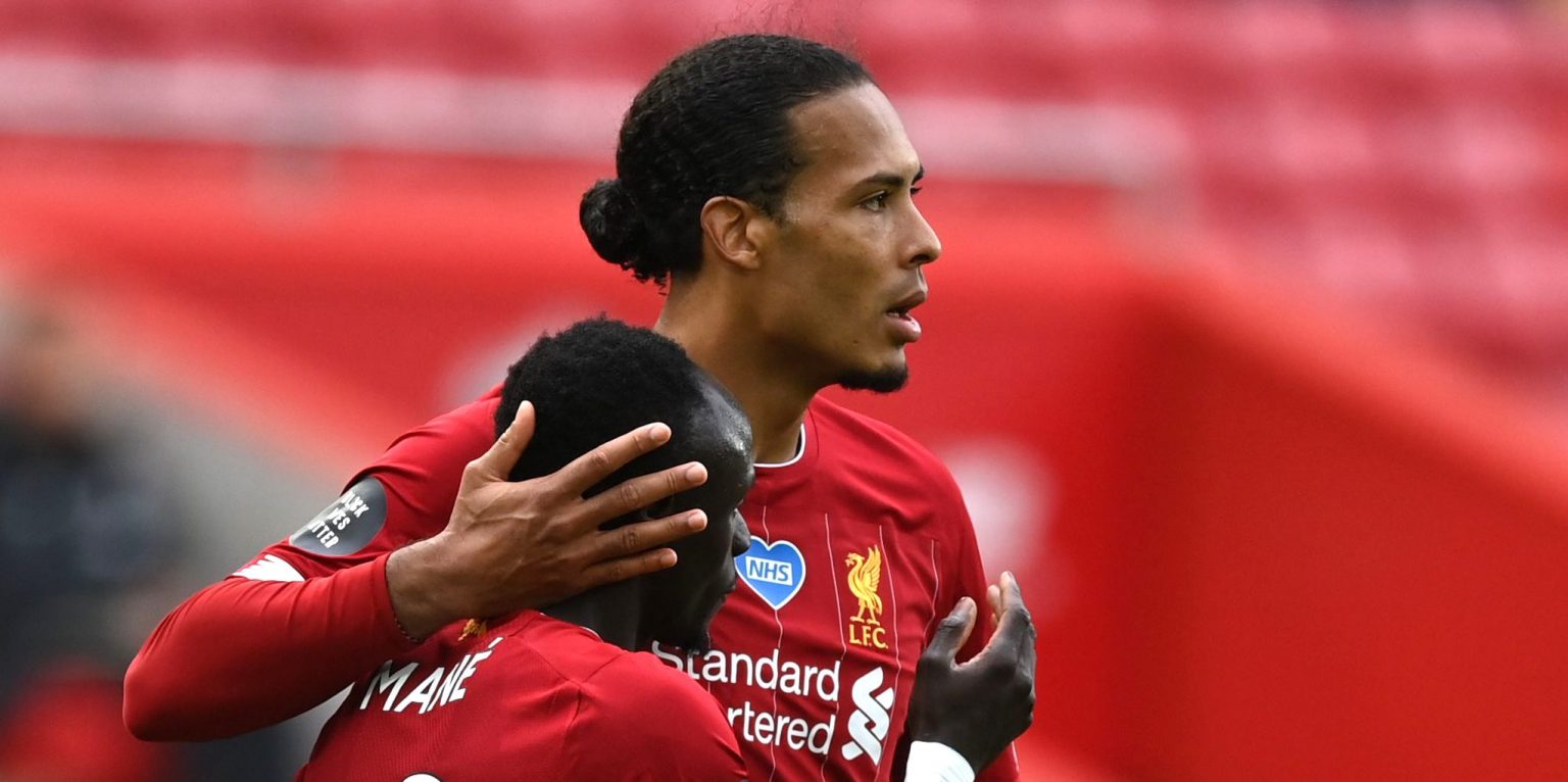 Van Dijk and Mane named in the top 10 players in the world