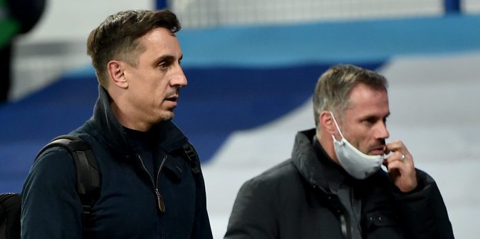 Neville posts hilarious message to Carragher after major announcement