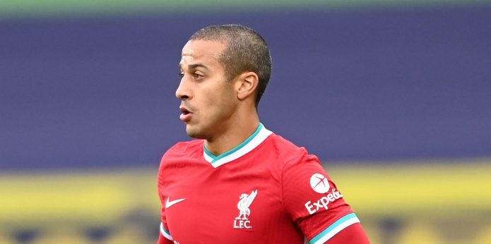 Klopp confirms Thiago and Alex Oxlade-Chamberlain will miss Liverpool’s next two games