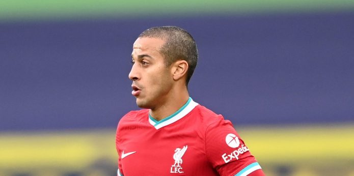 Journalist reveals Thiago could return for Liverpool’s clash with Atalanta