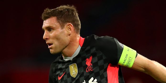Liverpool fans are in awe of Milner after posting video of gym work