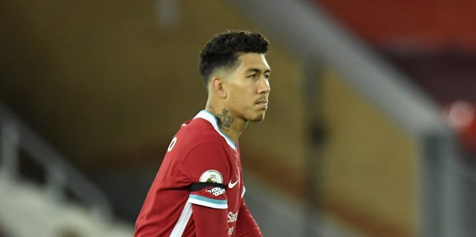 Roberto Firmino ranked as the Premier League’s worst finisher since start of 2019/20