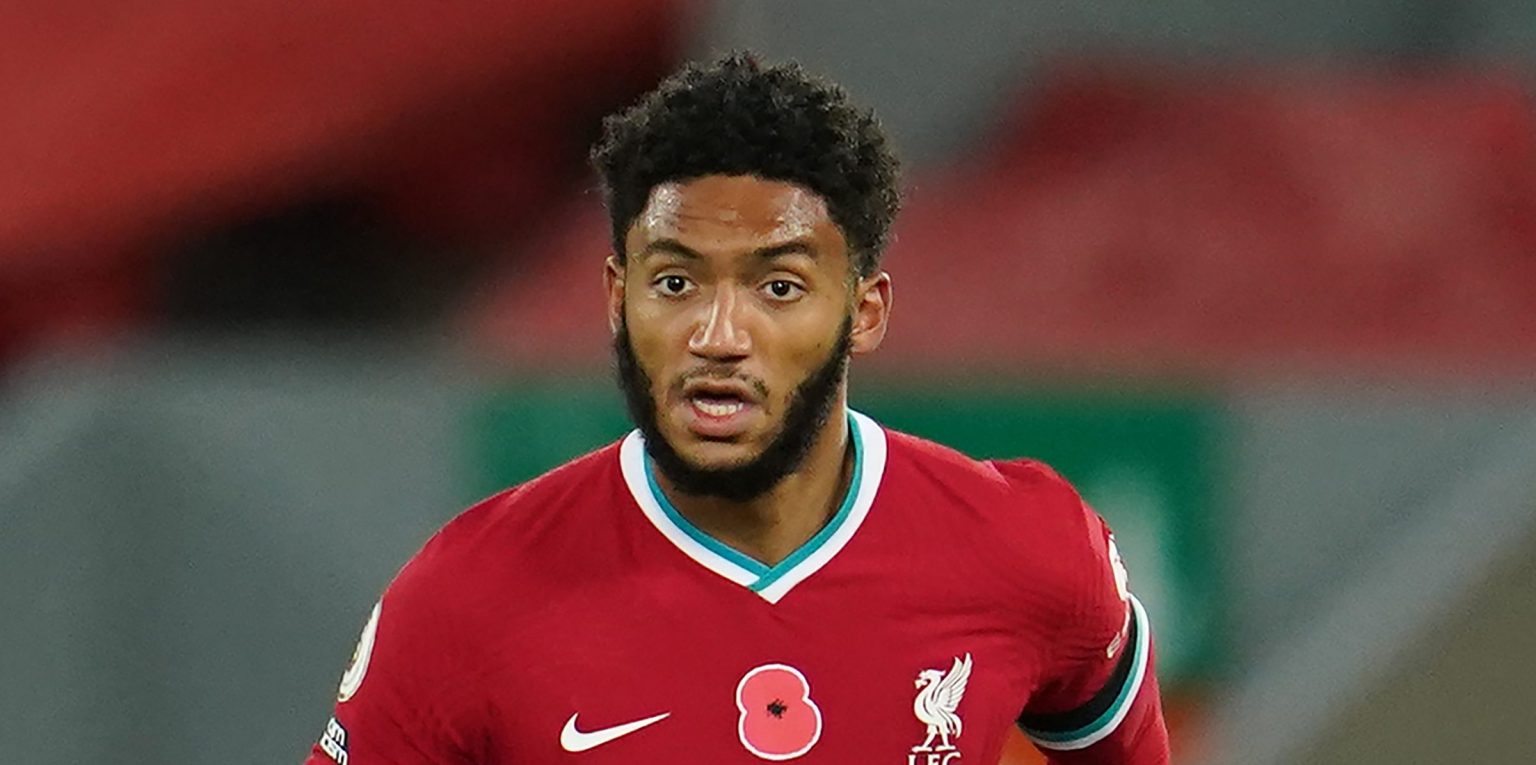 Klopp gives special praise to Joe Gomez after excellent run of form