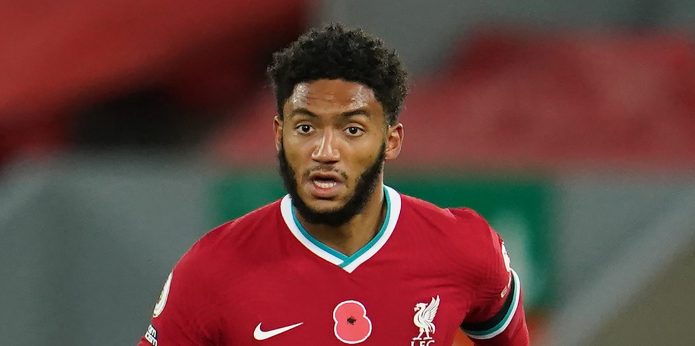 Klopp gives special praise to Joe Gomez after excellent run of form