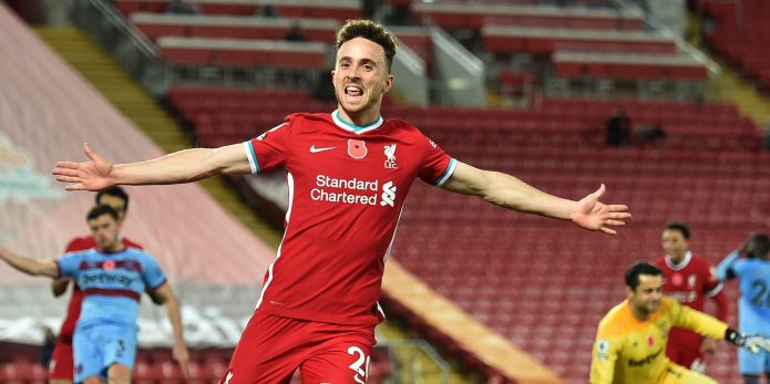 It could be time for Jota to replace Firmino, admits Peter Crouch