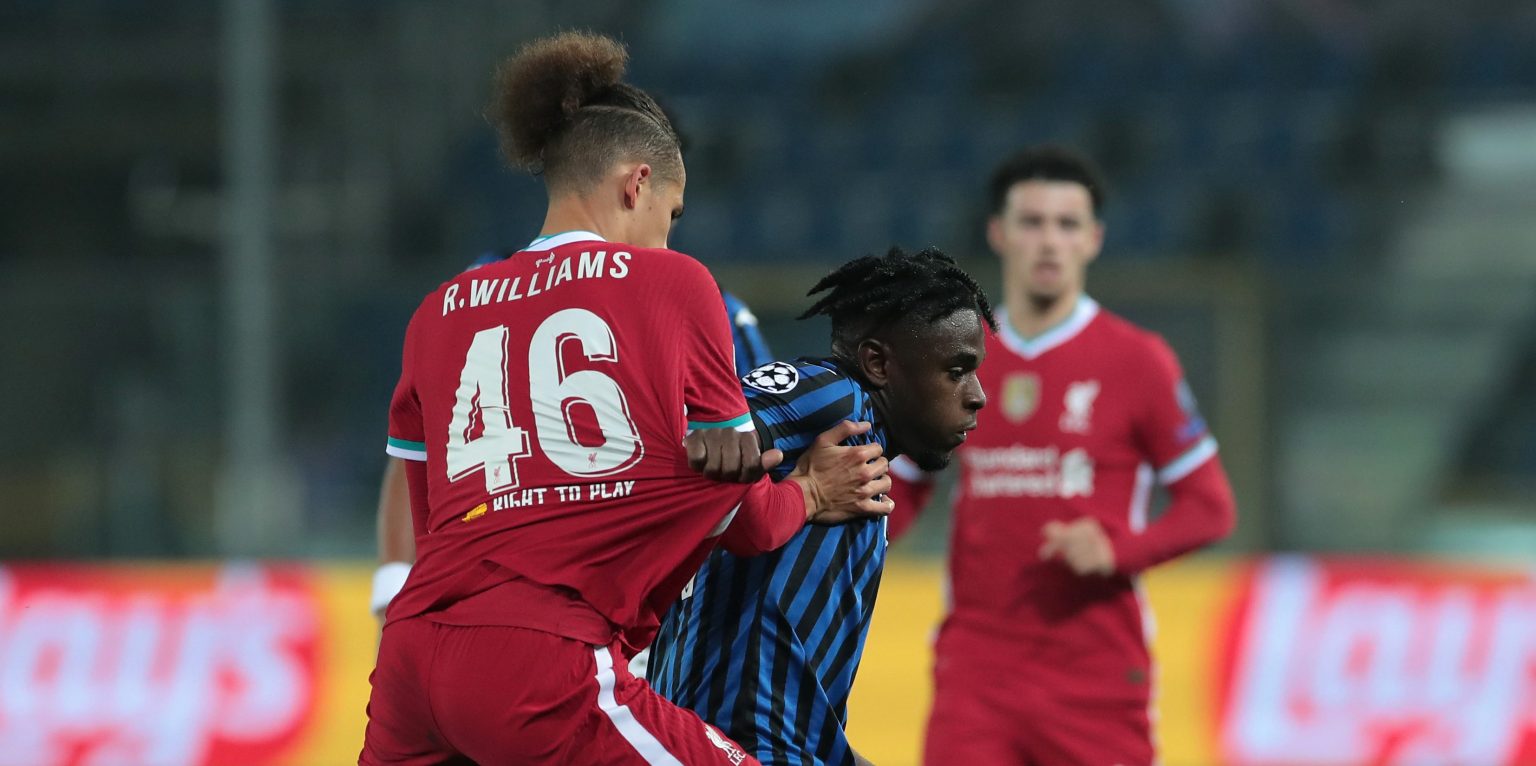 Liverpool fans show their love for Rhys Williams after superb Atalanta showing