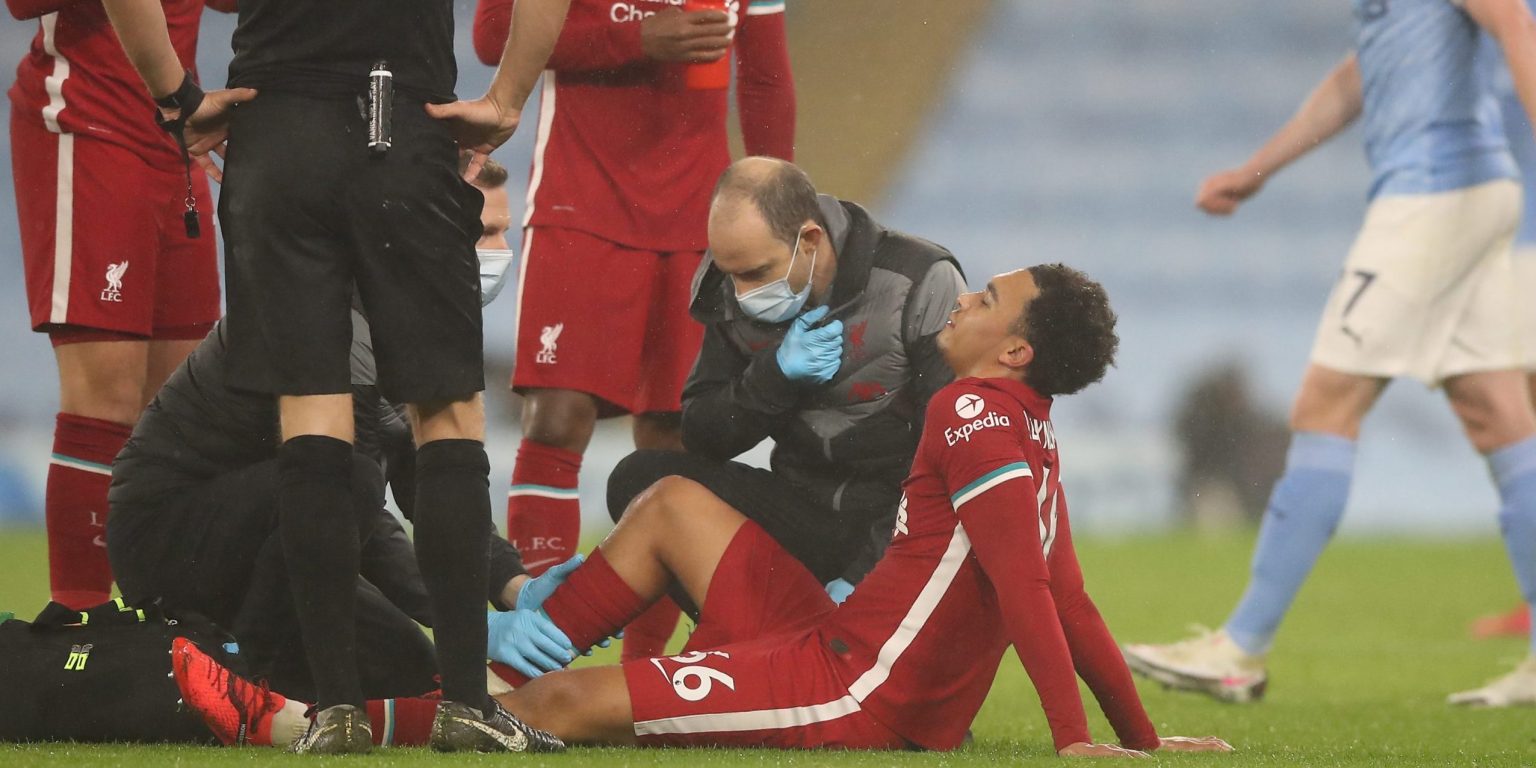 Alexander-Arnold ruled out for four weeks with calf injury