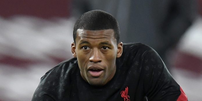 James Pearce provides key update on Gini Wijnaldum’s Liverpool future