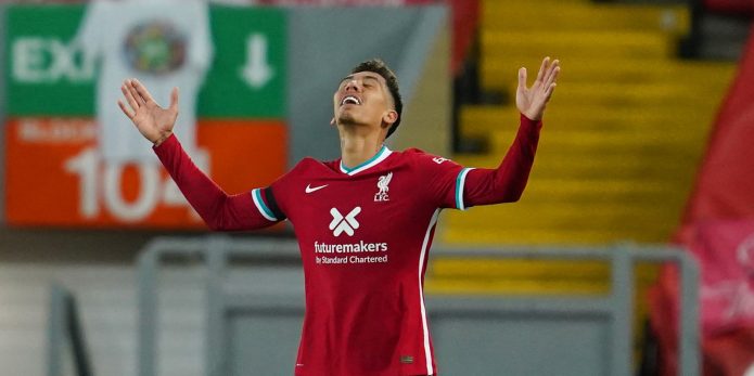 Liverpool fans are relieved as James Pearce plays down Roberto Firmino injury scare