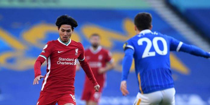 Liverpool fans slam Takumi Minamino’s performance against Brighton