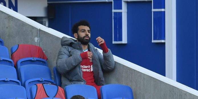 Liverpool fans like Salah’s angry response to substitution at Brighton