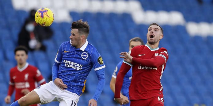 Jordan Henderson claims Danny Welbeck didn’t think Brighton deserved penalty