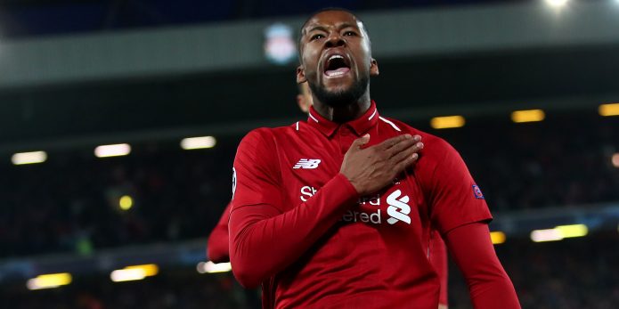 Gini Wijnaldum named as Barcelona’s ‘favourite’ target