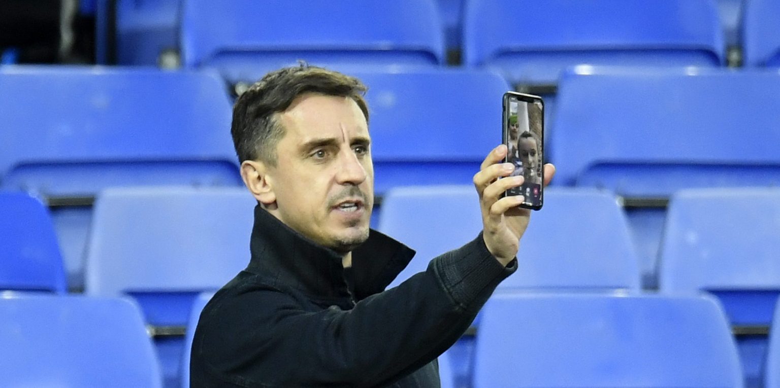 Liverpool fans mock Gary Neville after his latest remarks about Man United