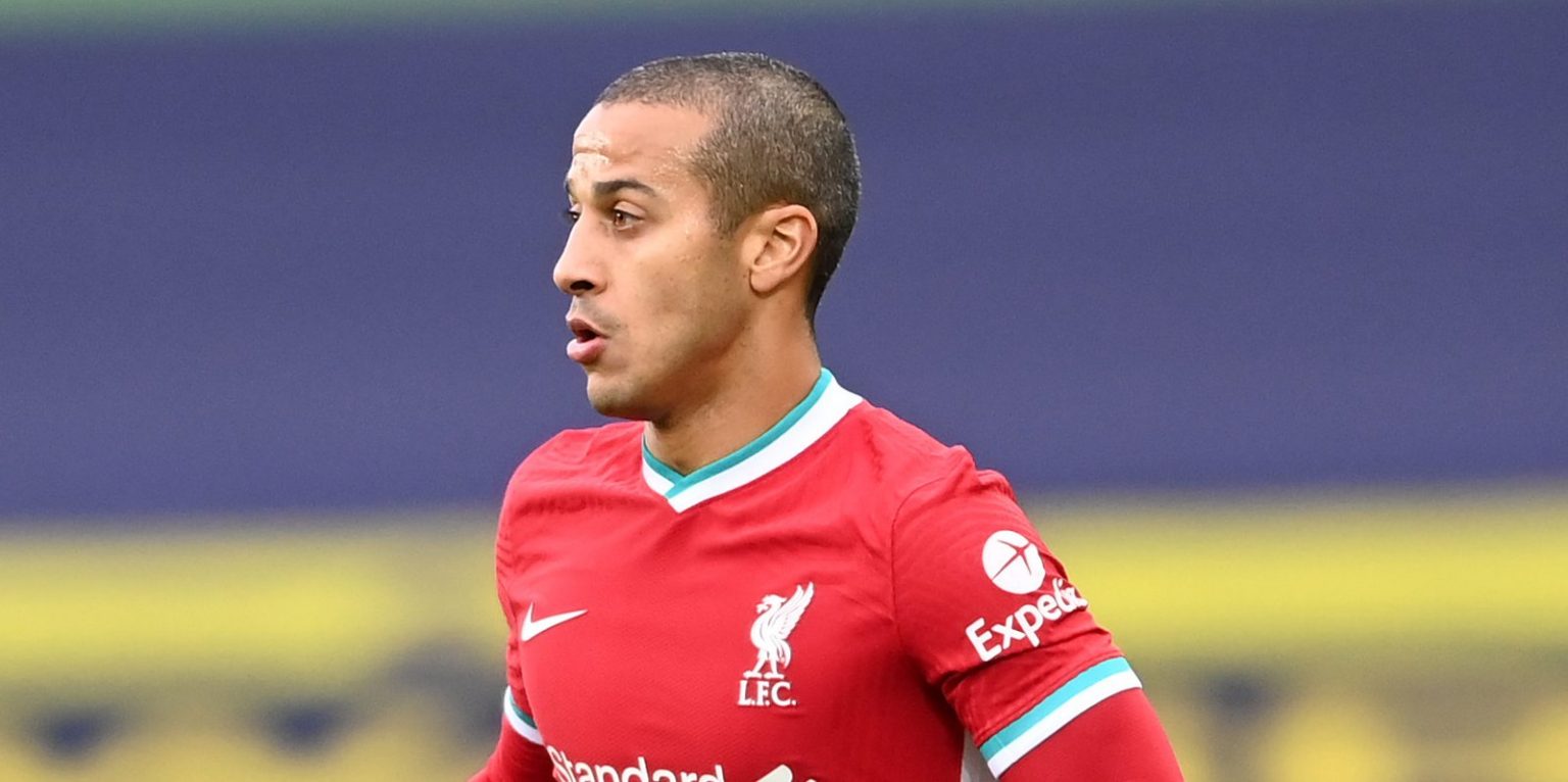 Liverpool fans react to promising injury update on Thiago