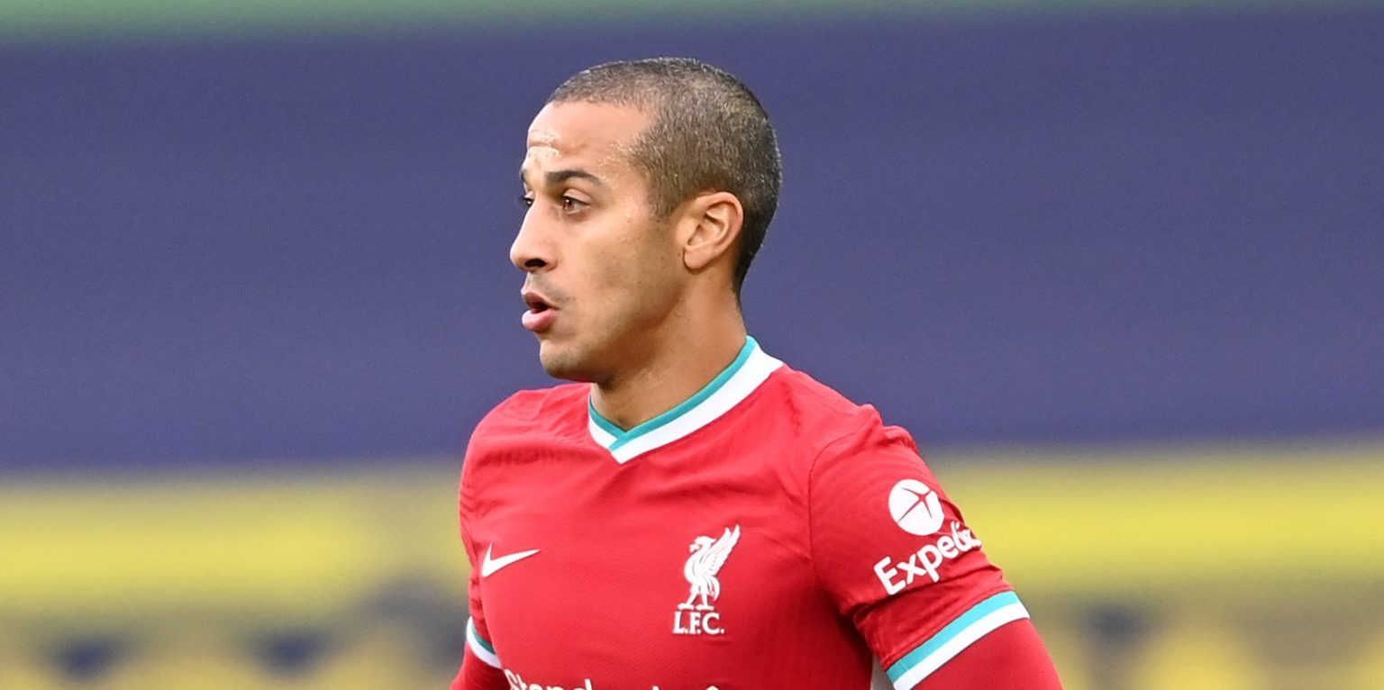 James Pearce reveals when Thiago is expected to play for Liverpool again