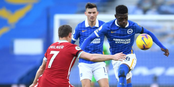 Liverpool ‘Monitoring’ Brighton Midfielder Yves Bissouma