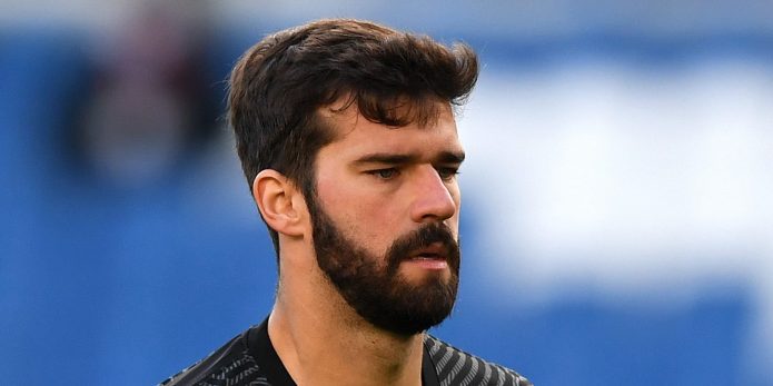 Liverpool fans are delighted after they see Alisson back in training