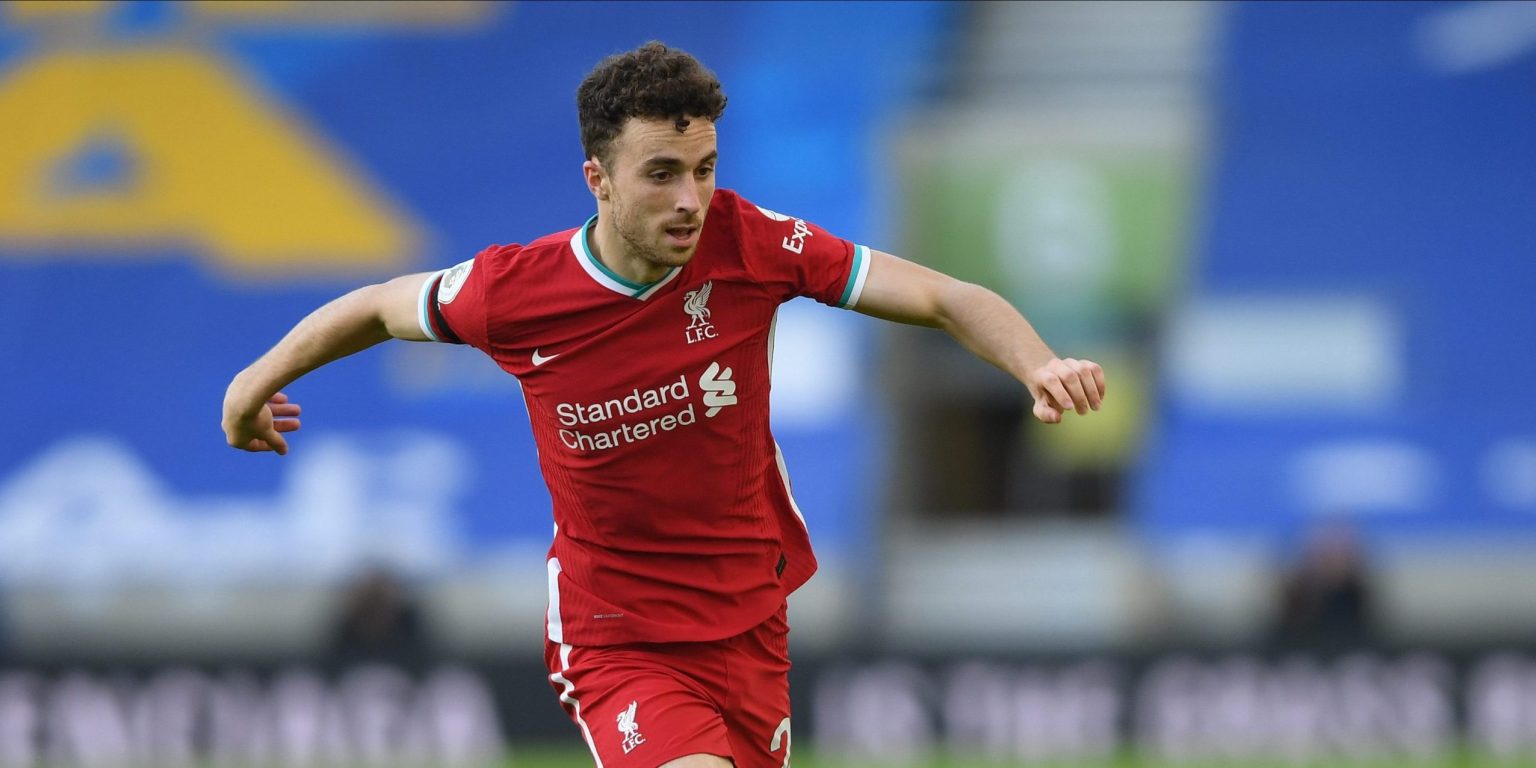 Diogo Jota could miss Liverpool’s clash with Fulham through injury